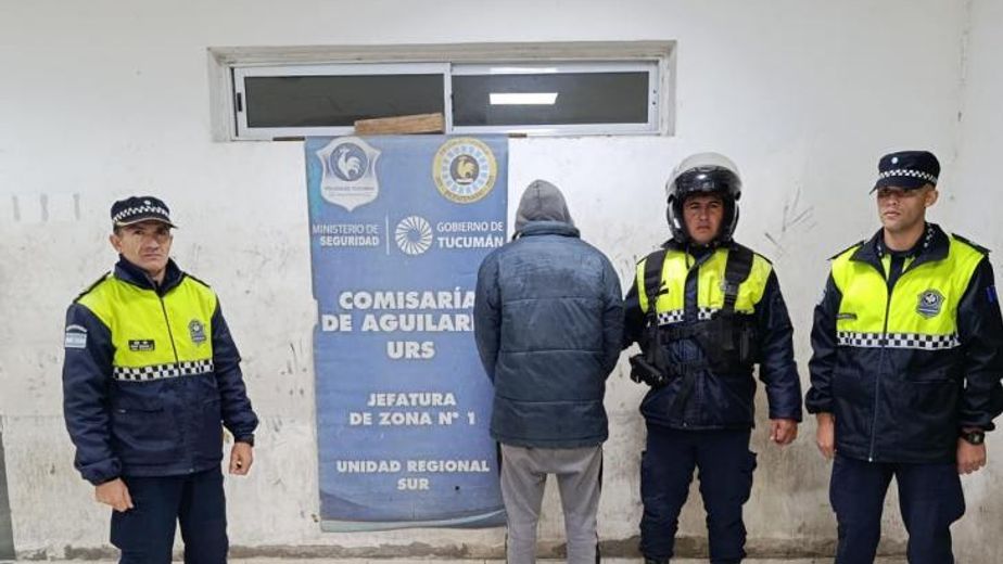 Un joven fue aprehendido en Aguilares acusado de atacar a su padre