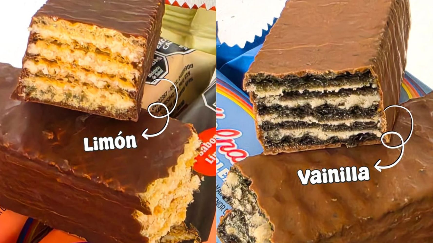 La de sabor limón y vainilla.