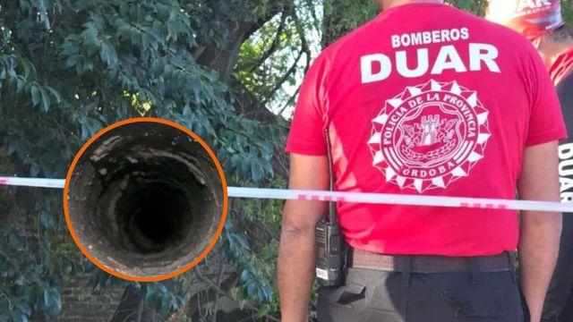Una mujer cayó en un pozo de 16 metros de profundidad en Córdoba.