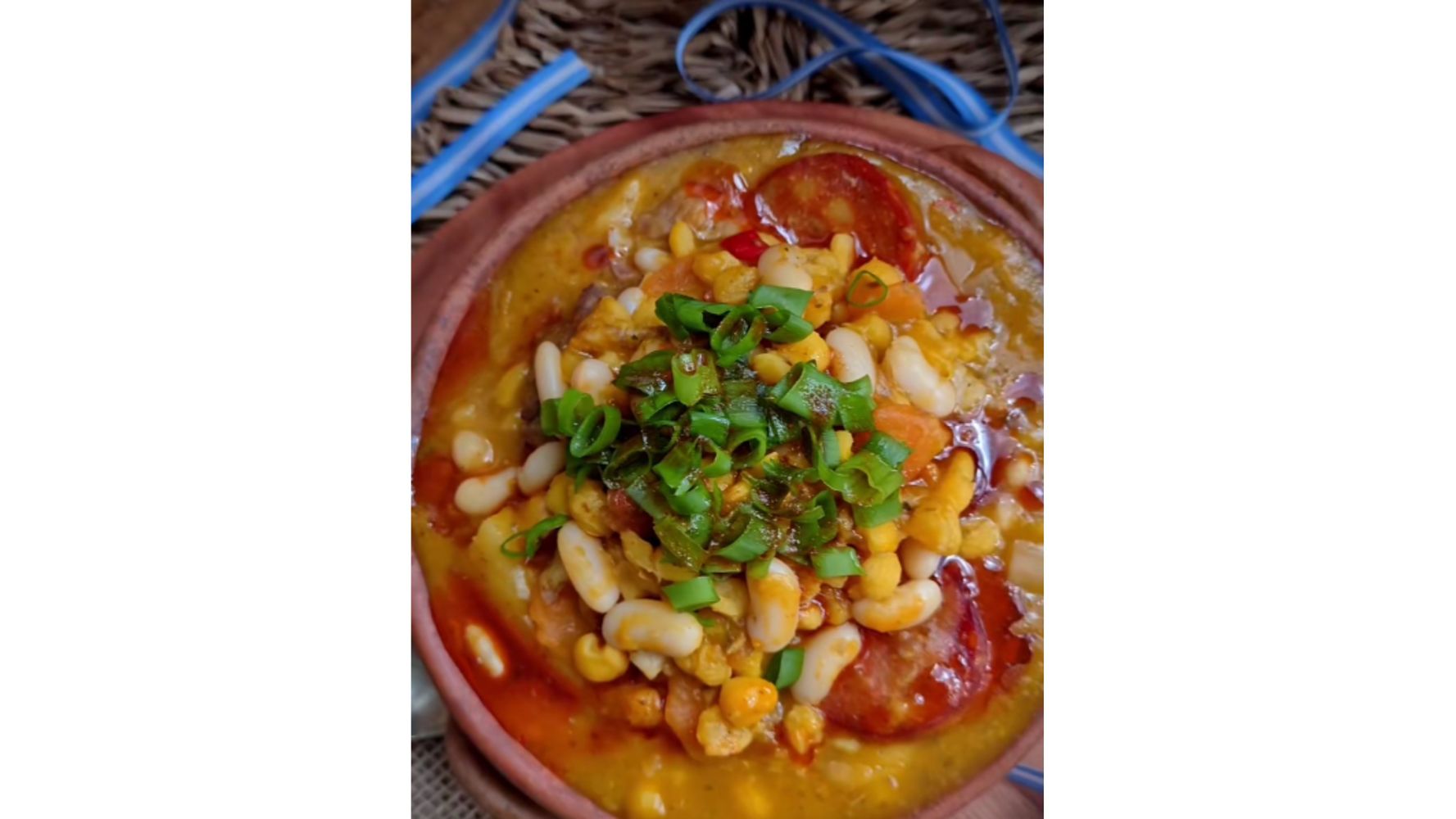 Así queda el locro con esta receta.