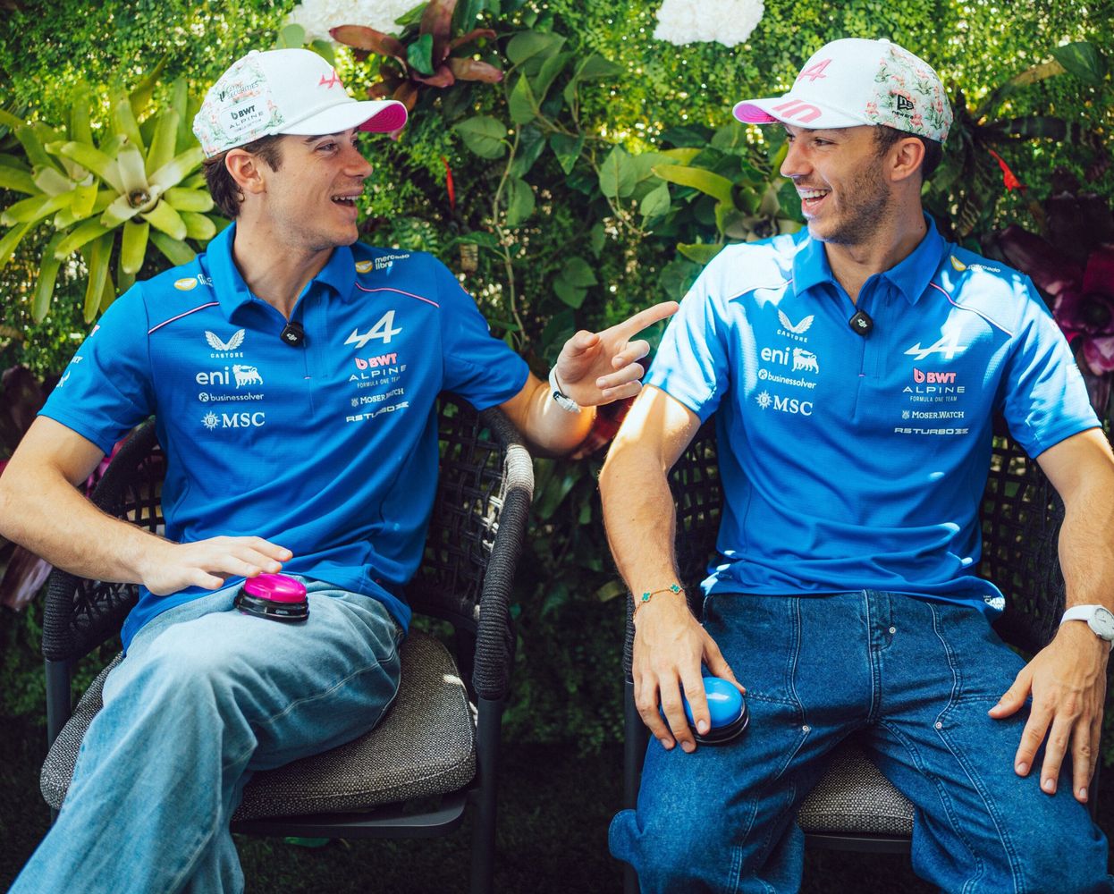 Franco Colapinto y Gasly.