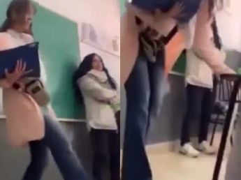 El detalle que cambia todo sobre la directora que le pateó el banco a un alumno