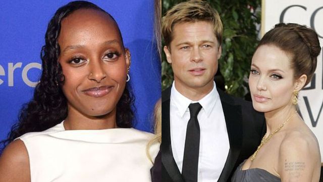 Zahara Marley Jolie, Angelina Jolie y Brad Pitt.