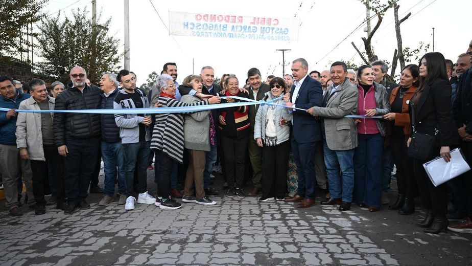 Jaldo encabezó la inauguración de obras en Cebil Redondo