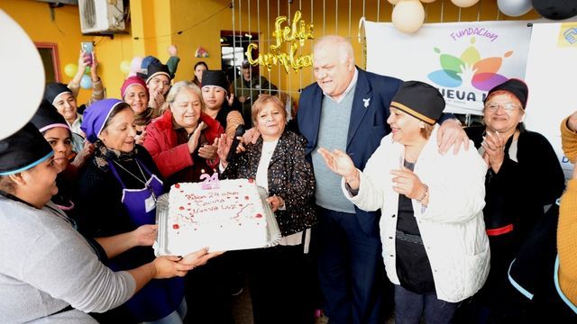 Federico Masso participó del aniversario de la cocina comunitaria Nueva Luz.