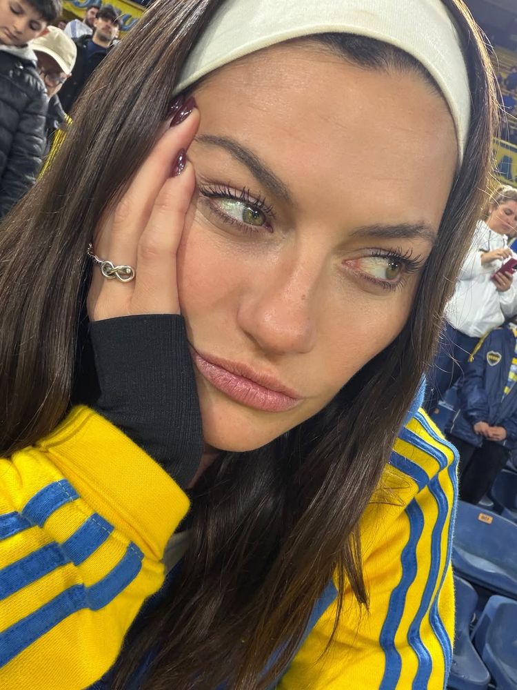 Desde la cancha de Boca, Sofía "Jujuy" Jiménez compartió su tristeza en fotos tras no conseguir el triunfo esperado