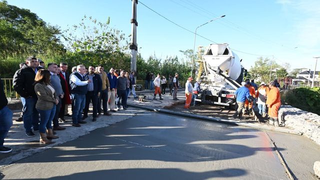 El puente había sido afectado por las lluvias del último verano y podría quedar habilitado en los próximos días.