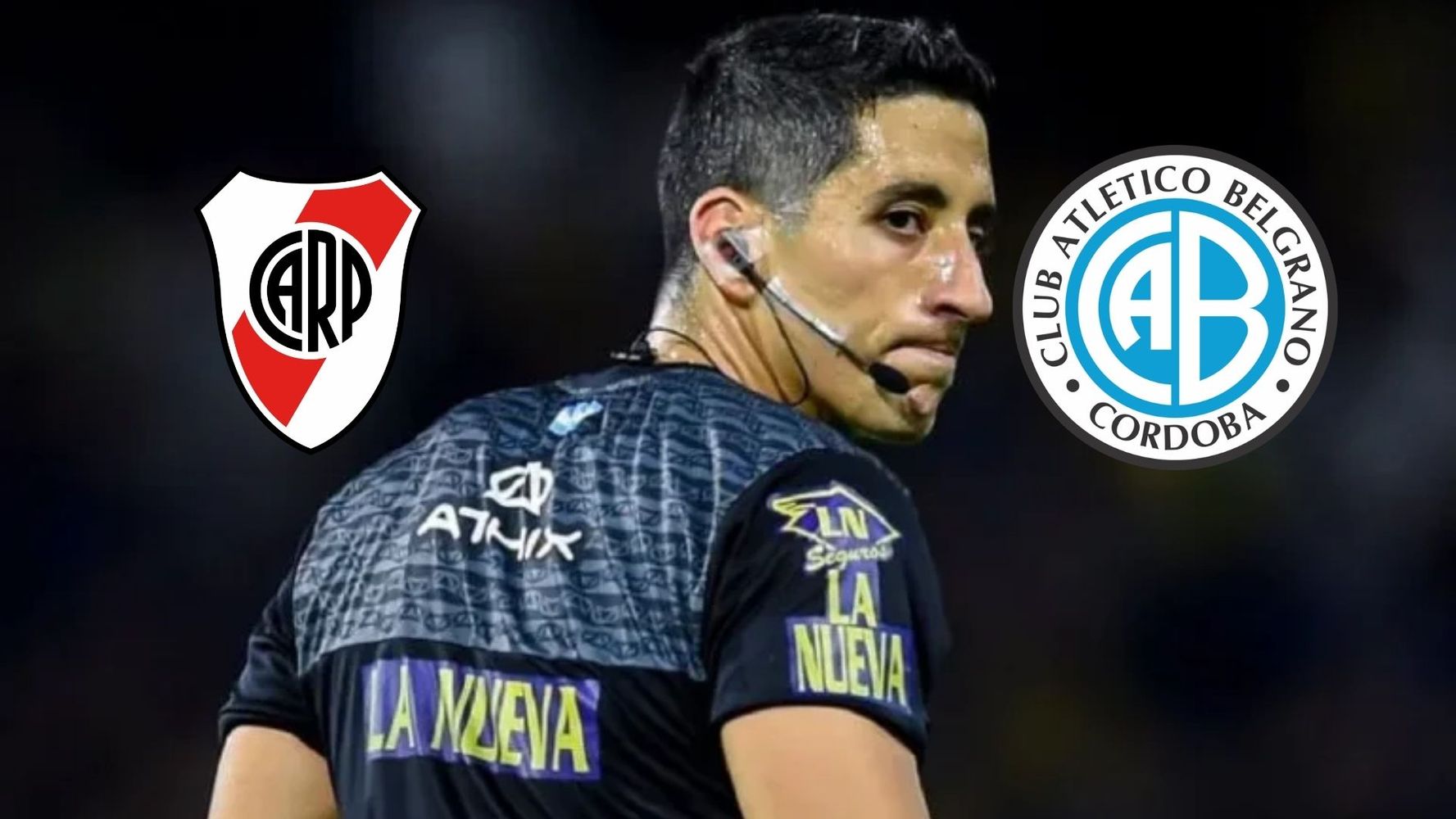 Yael Falcón Pérez, el árbitro para la final entre Belgrano y River.