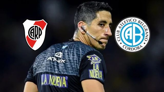 El árbitro para la final entre Belgrano y River.