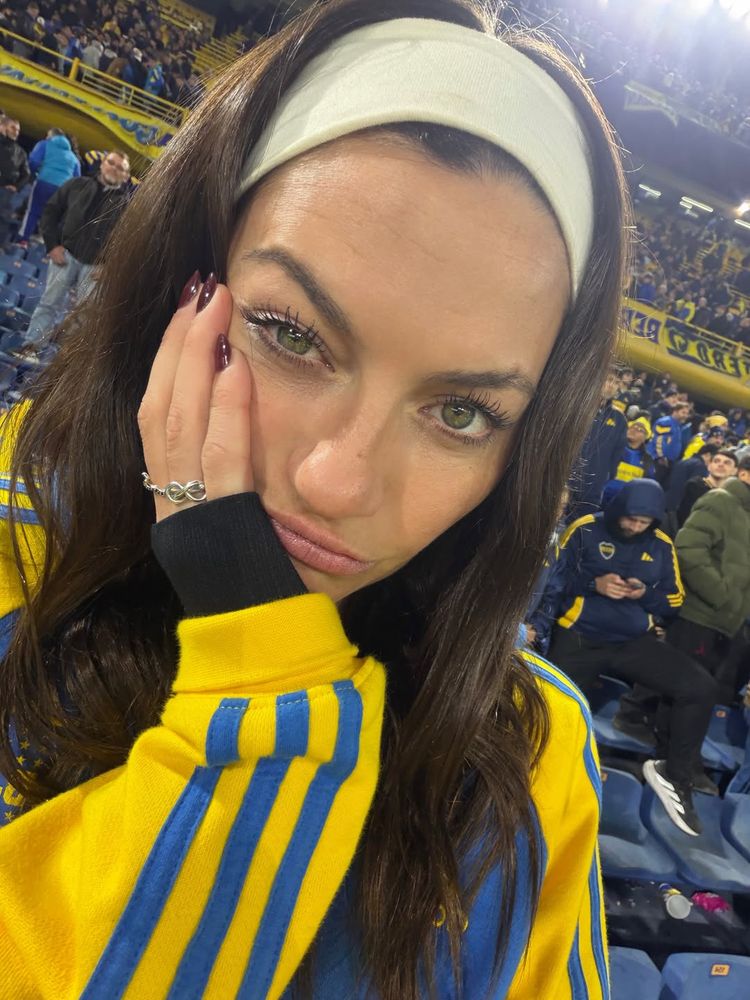 Desde la cancha de Boca, Sofía "Jujuy" Jiménez compartió su tristeza en fotos tras no conseguir el triunfo esperado