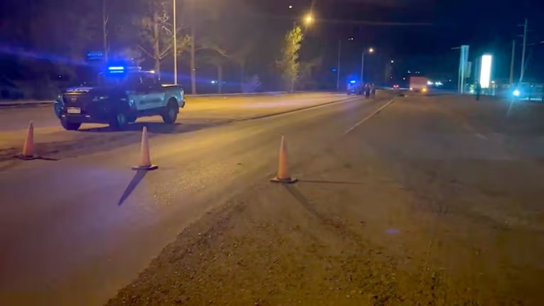 El sujeto fue atropellado por un camión en Córdoba.