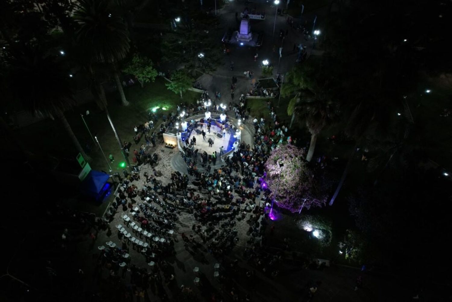 La glorieta de la plaza Belgrano será este domingo escenario de un concierto en vivo, en el marco de la celebración por la fecha patria, que comenzará a las 17:00.