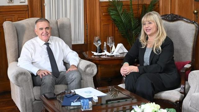 Rossana Chahla repasó con Osvaldo Jaldo obras en marcha, próximas licitaciones y propuestas para el sistema de colectivos.