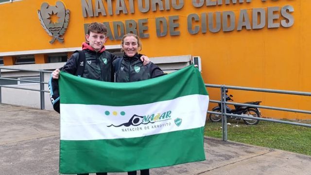 Benicio Murua nadador Deportivo y Cultural Arroyito