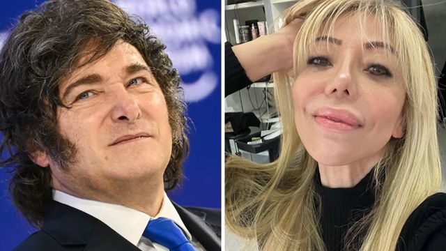 Javier Milei y "Oscurita" Maturana