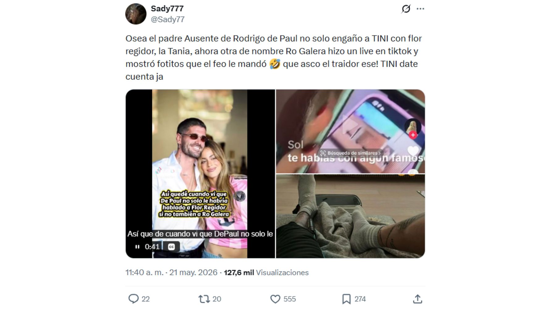 Las pruebas se viralizaron en las redes sociales.