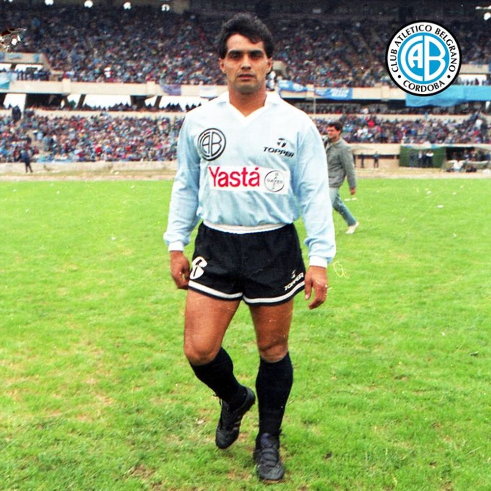 Enrique Nieto, en sus tiempos de futbolista de Belgrano. Y pasó por River también.