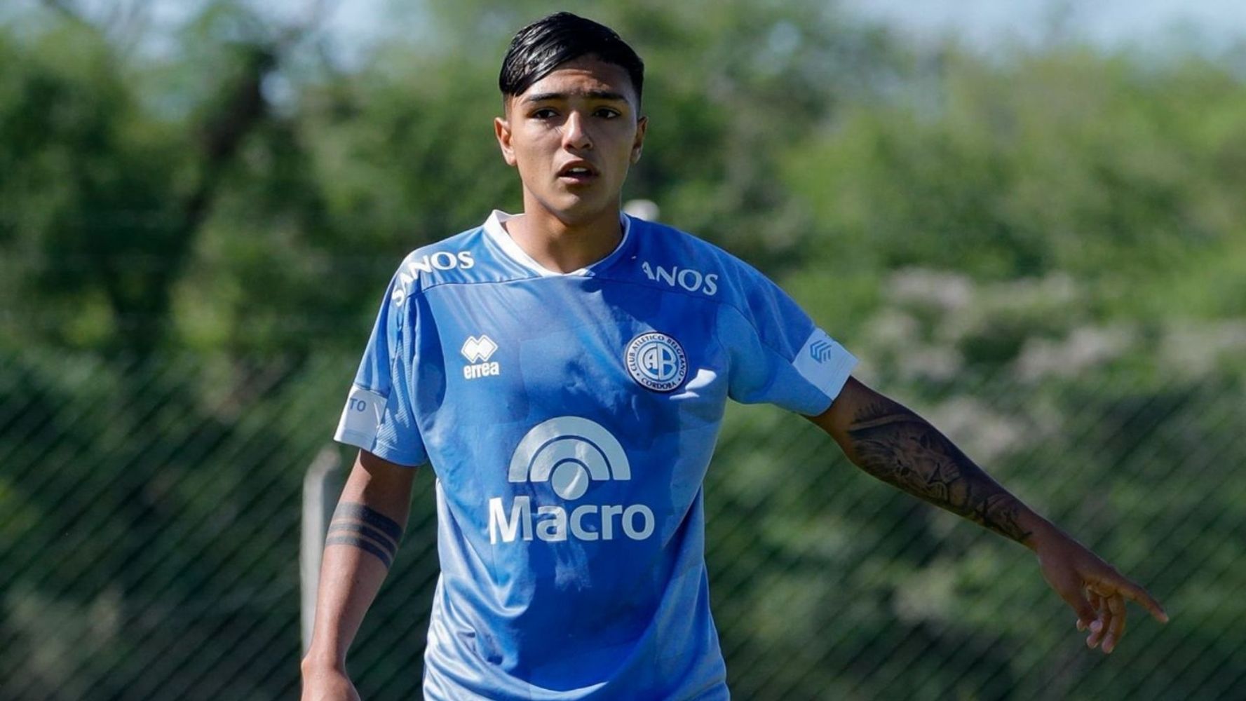 Ulises Nieto, goleador de la Primera local de Belgrano.