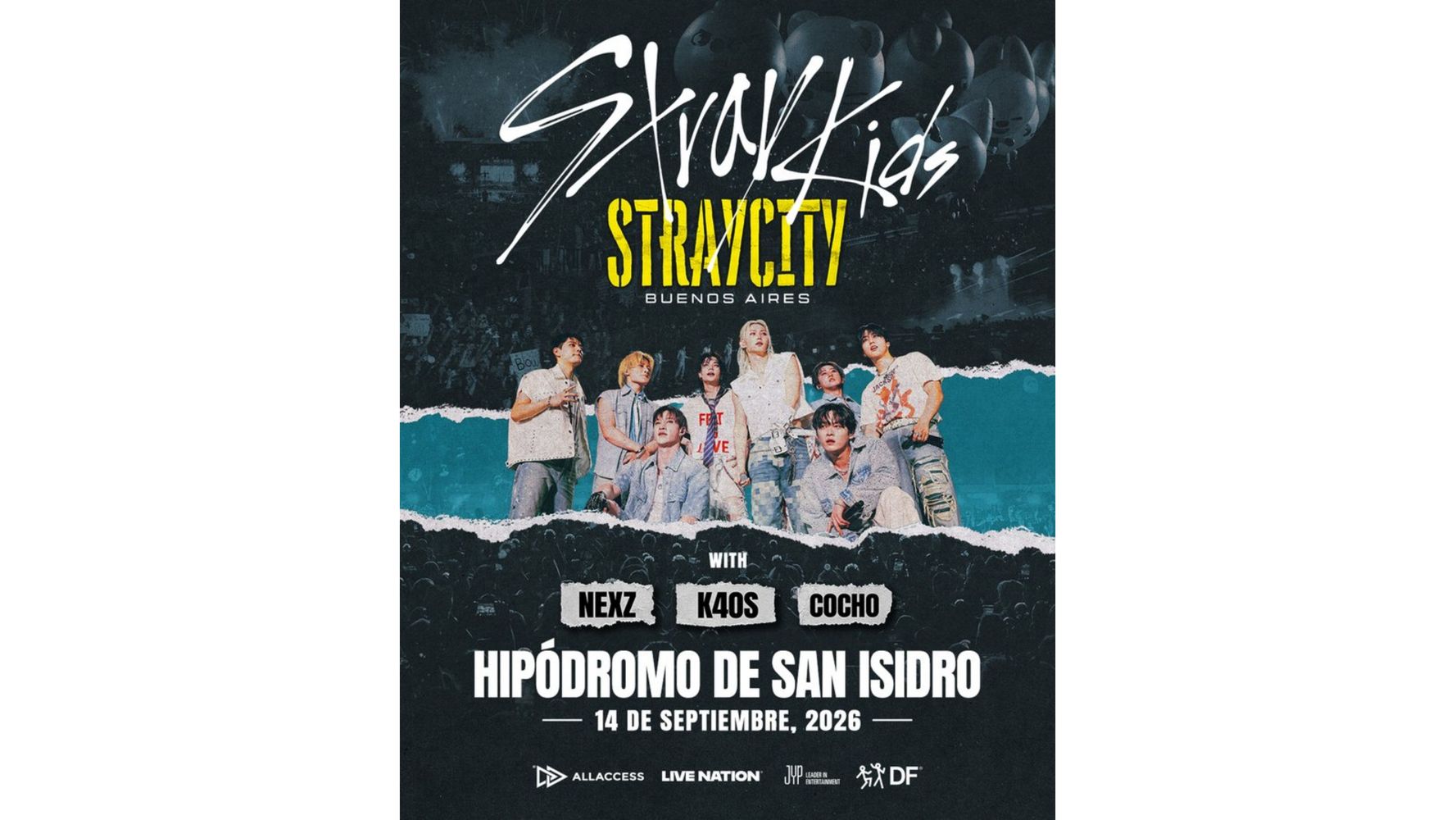 La banda se presentará en el Hipódromo de San Isidro.