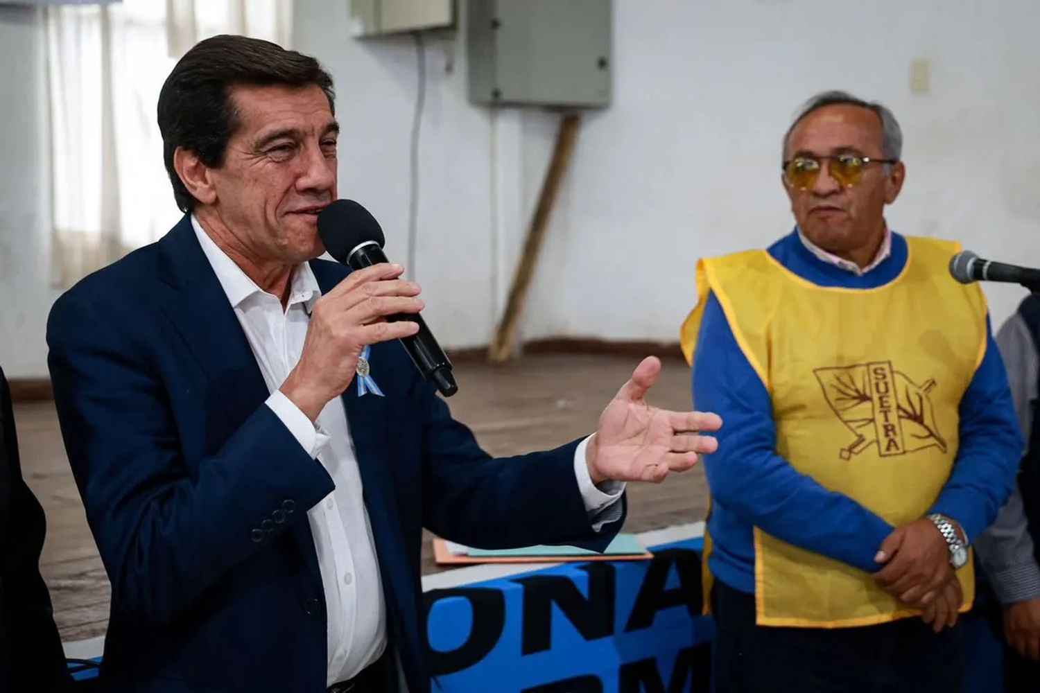 En su mensaje ante los delegados sindicales, Sadir reafirmó la importancia del diálogo para fortalecer el empleo y la producción.
