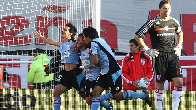 La hazaña de Belgrano ante River en 2011, y que tanto sufrió el Tano Pasman.