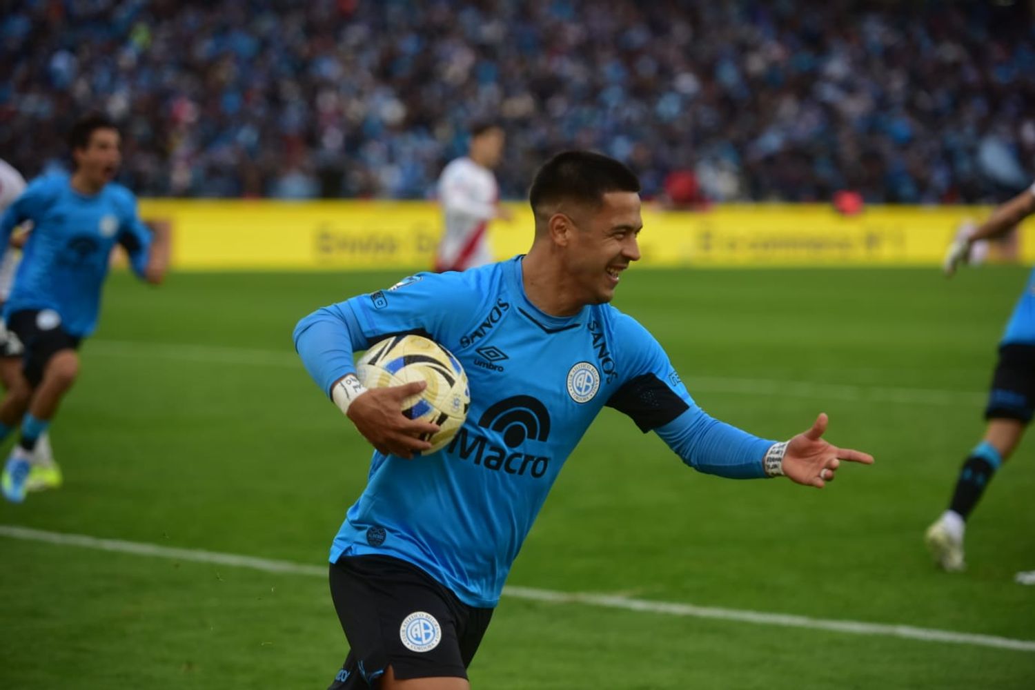 El goleador de Belgrano.