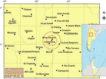 Un temblor se sintió en Villa Carlos Paz y distintas localidades de Punilla