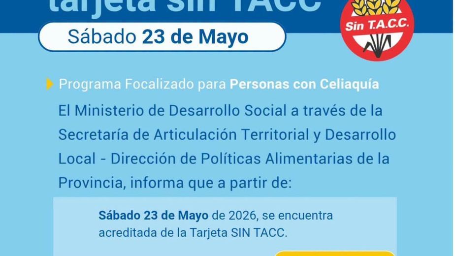 Tarjeta Sin TACC: acreditan $75.000 para titulares del programa