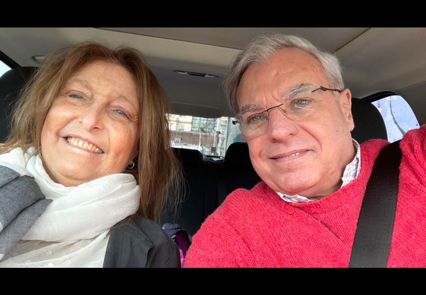 Carlos Monti y su esposa fallecida