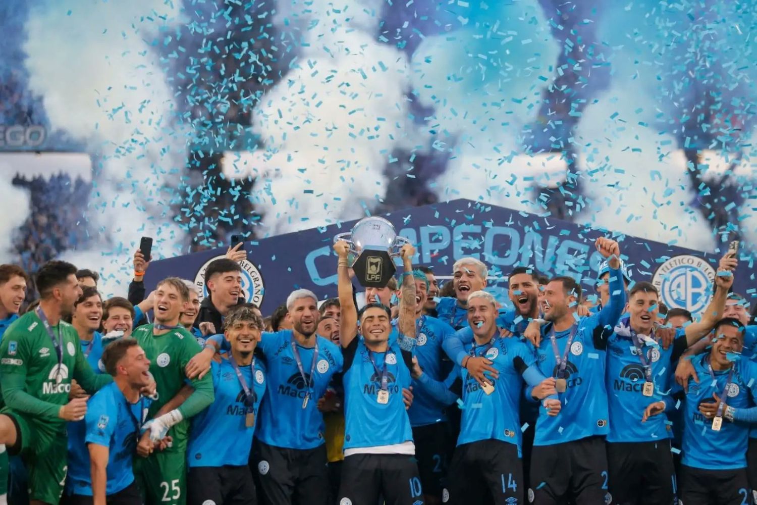 El Belgrano campeón del "Chino" Zelarayán. Con un 2026 que promete más emociones fuertes. 
