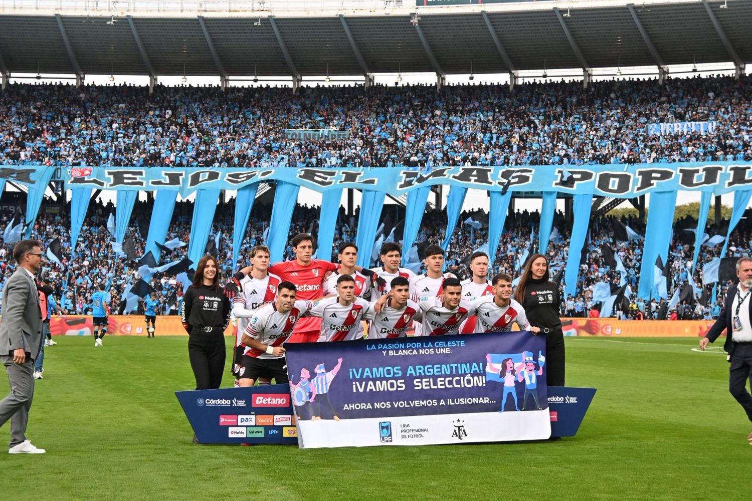 La formación de River, que perdió ante Belgrano.