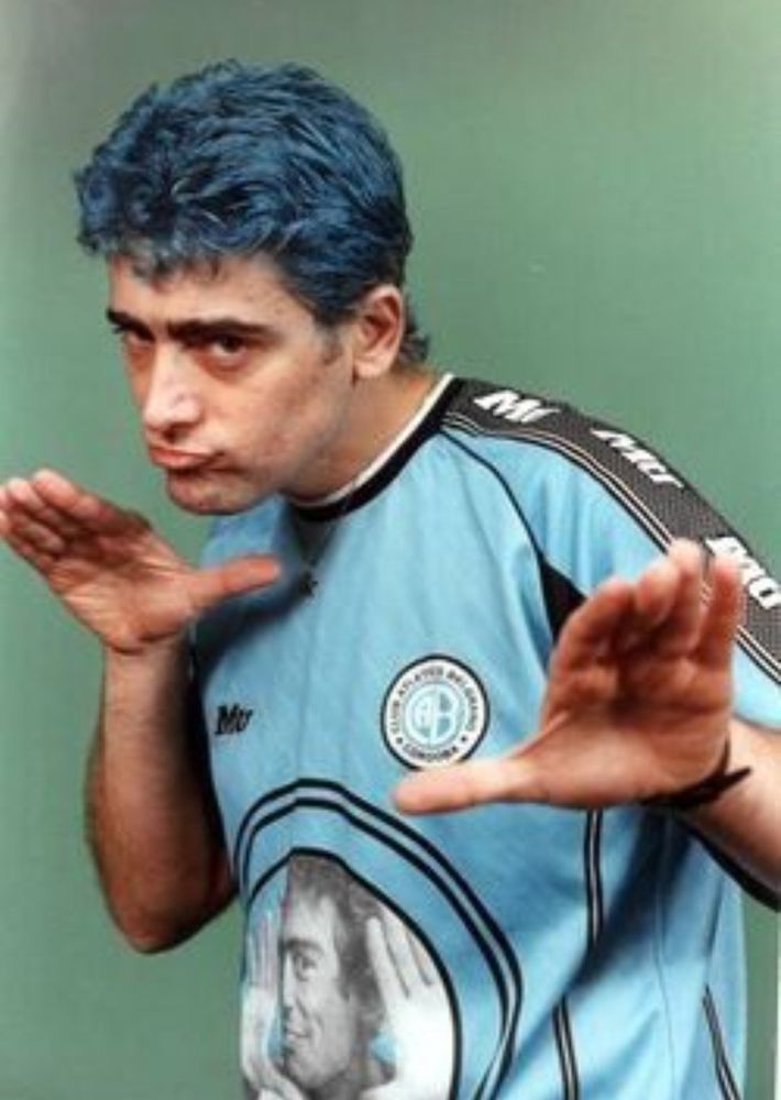 La polémica imagen del imitador de Rodrigo que se viralizó en las redes durante los festejos de Belgrano.