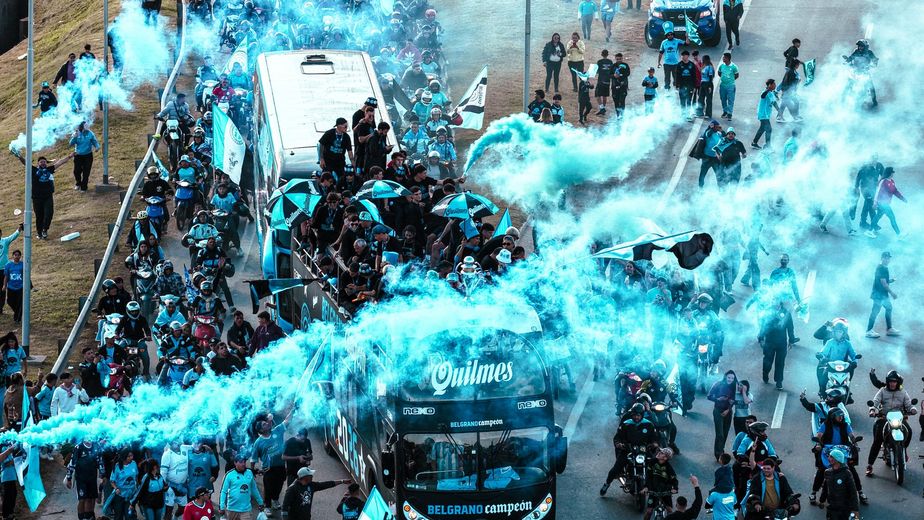 Belgrano y el video de la memorable recorrida del plantel campeón por la Circunvalación