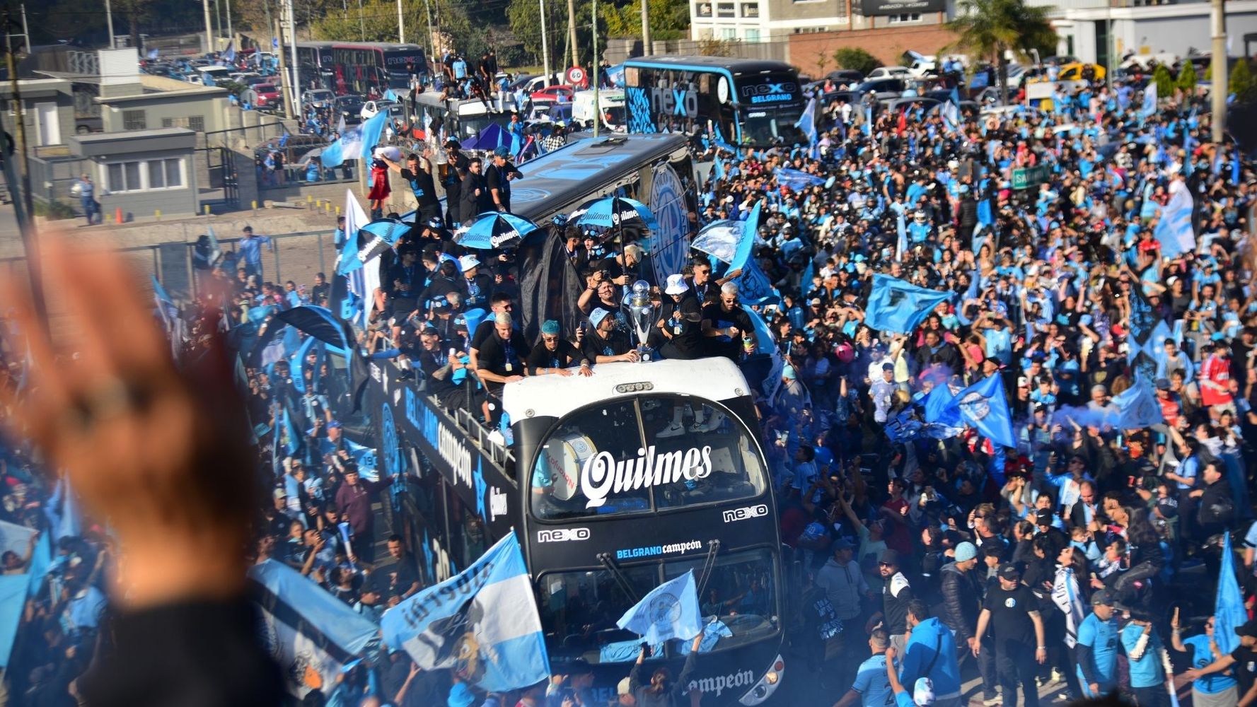 Comenzó la caravana de Belgrano.