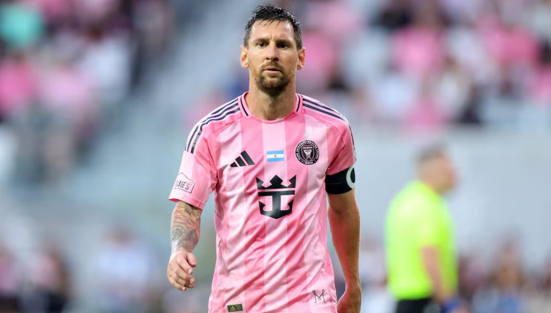 Messi se lesionó a 16 días del Mundial
