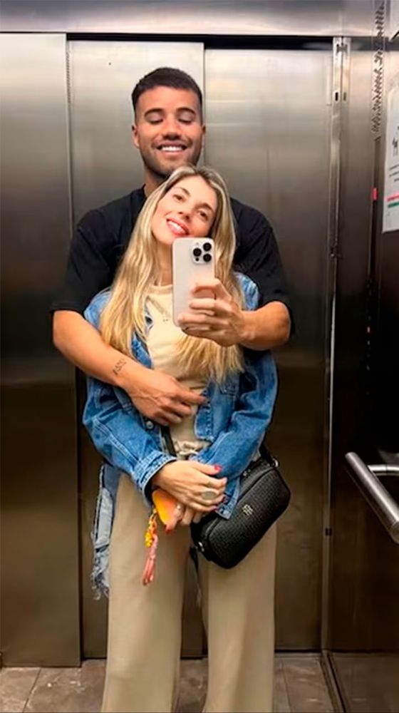Chelo Weigandt y su novia