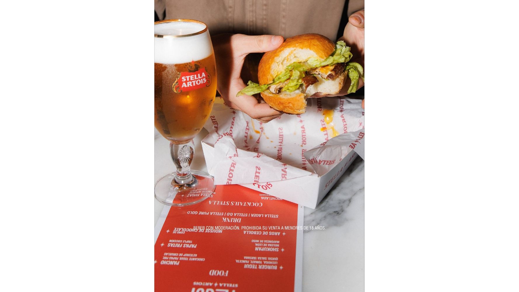Opciones de hamburguesas gourmet.