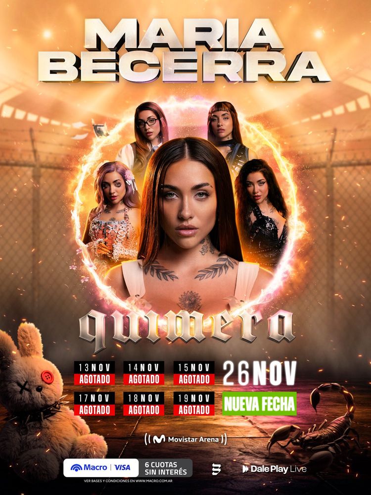 La cantante anunció una séptima fecha.