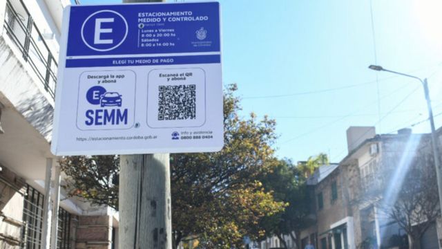 Los detalles del sistema de estacionamiento en Córdoba.