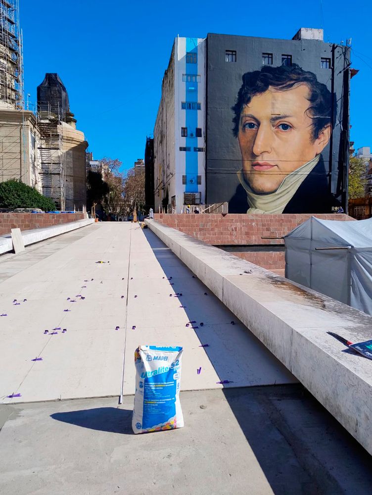 Así es la renovación del Monumento a la Bandera