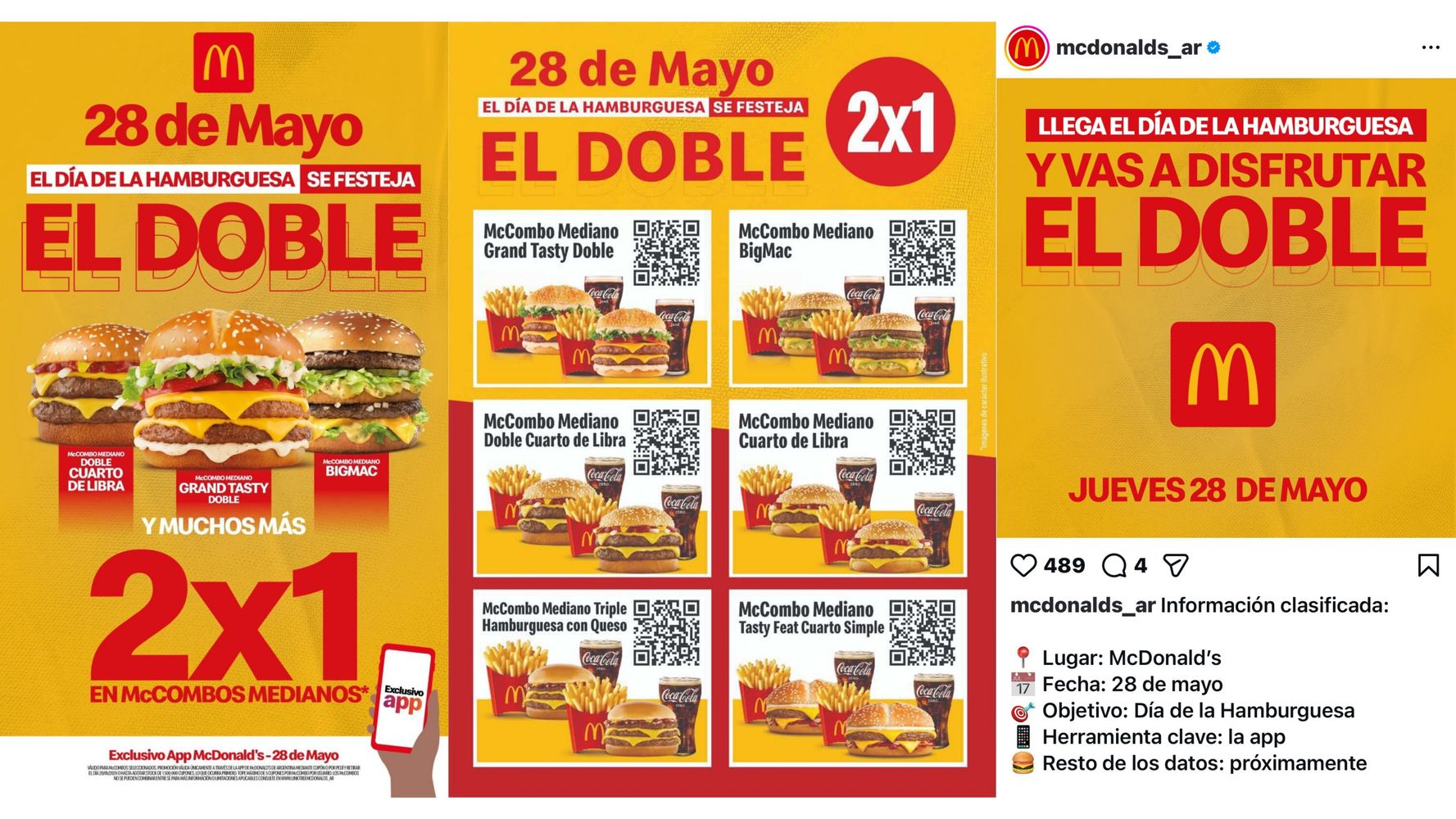 Promociones de McDonald's.