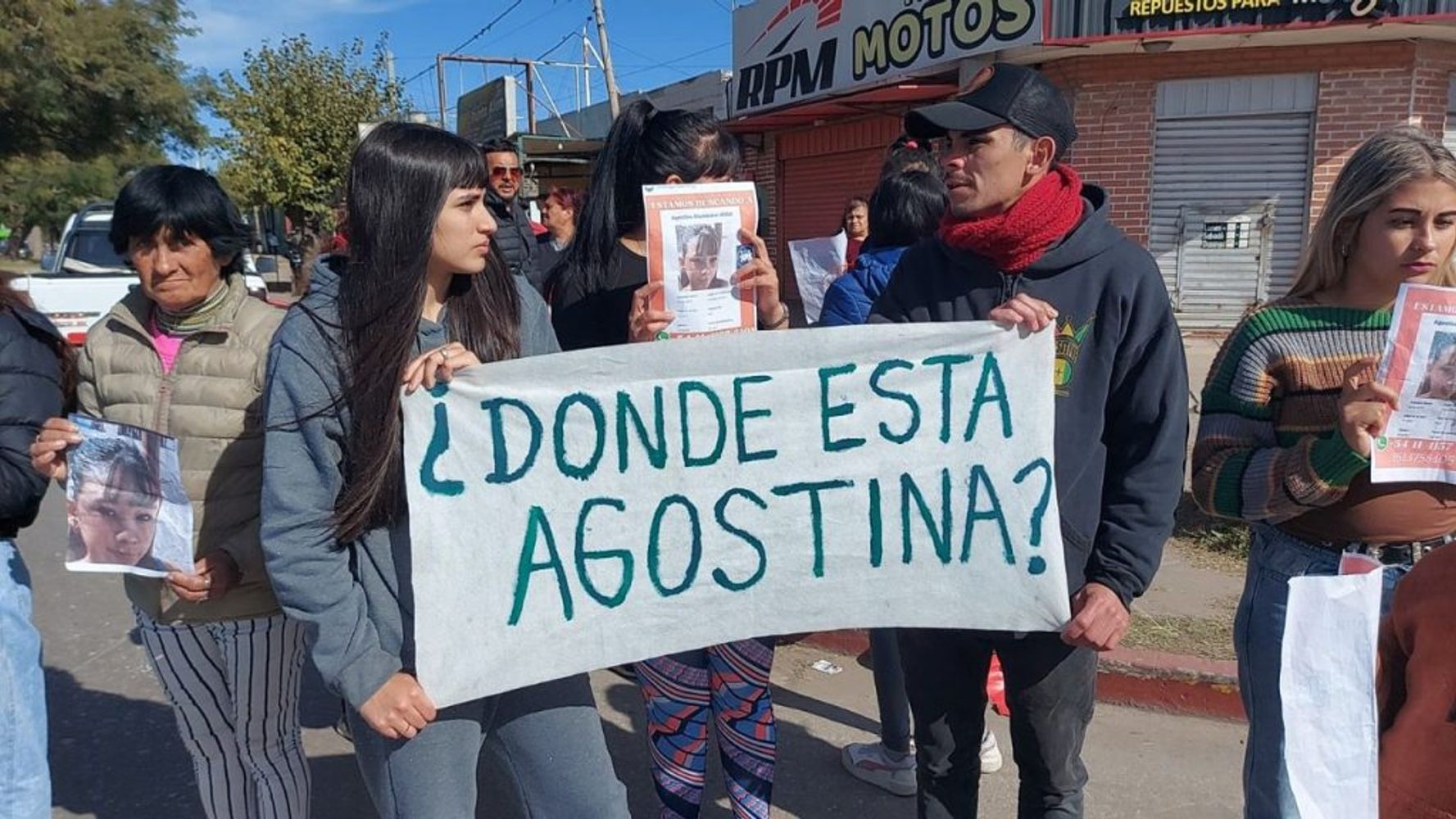 Buscan a Agostina Vega