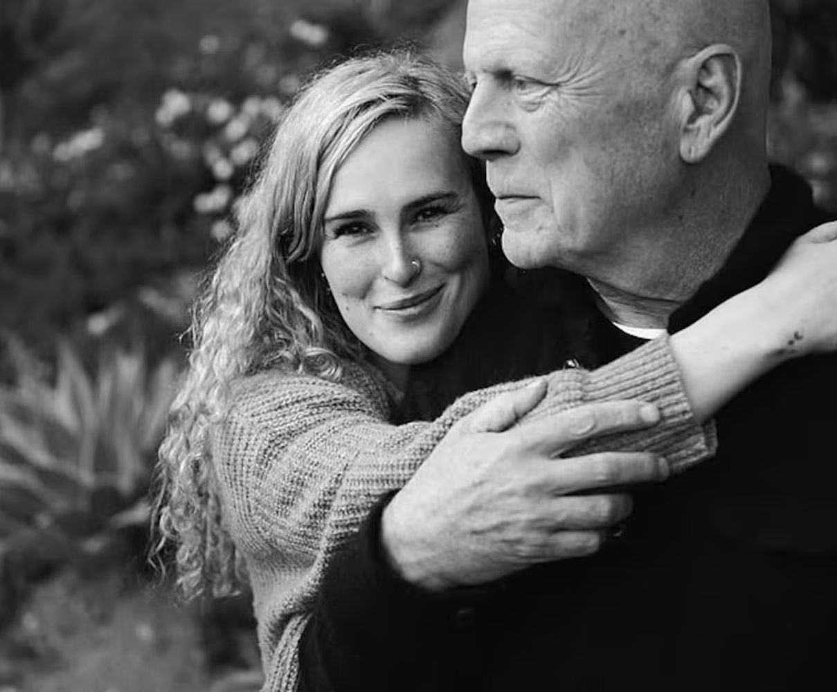Bruce Willis y Rumer Willis.
