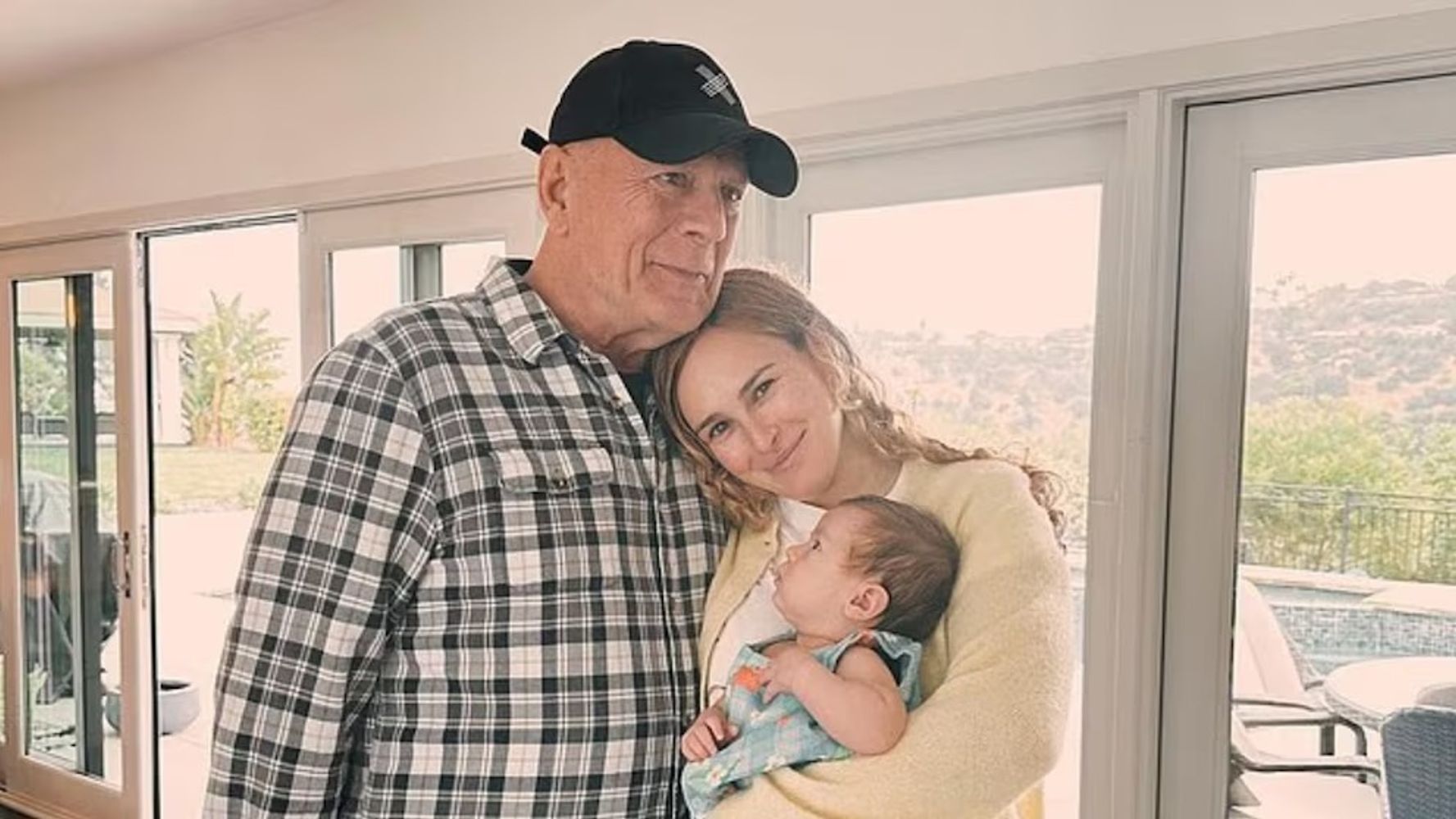 Bruce Willis junto a su hija mayor.