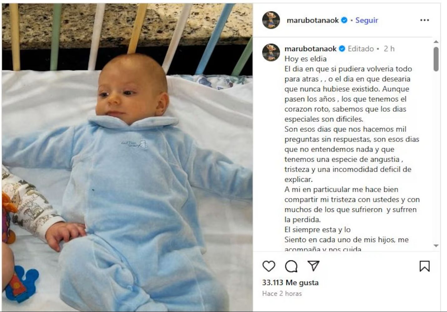 Facundo, hijo de Maru Botana