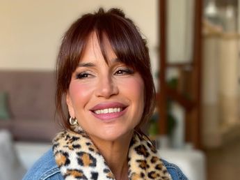 Flor Peña arrasó con el abrigo viral animal print y un mensaje llamó la atención: "Ponte fuerte y se valiente"
