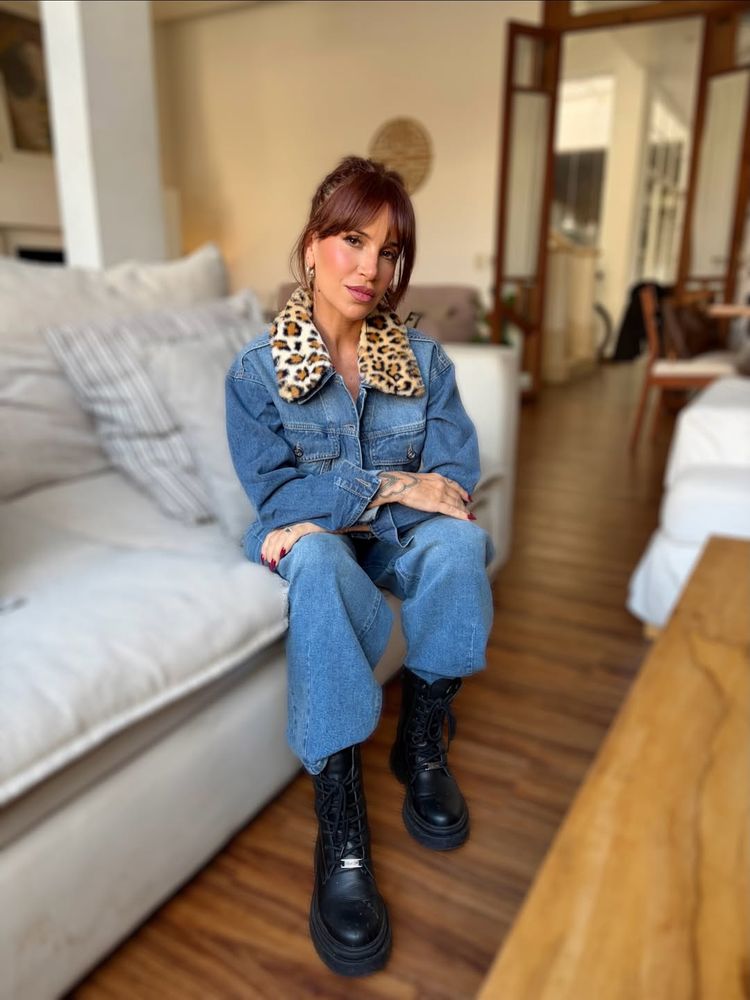 Flor Peña arrasó con el abrigo viral animal print y un mensaje llamó la atención: "Ponte fuerte y se valiente"