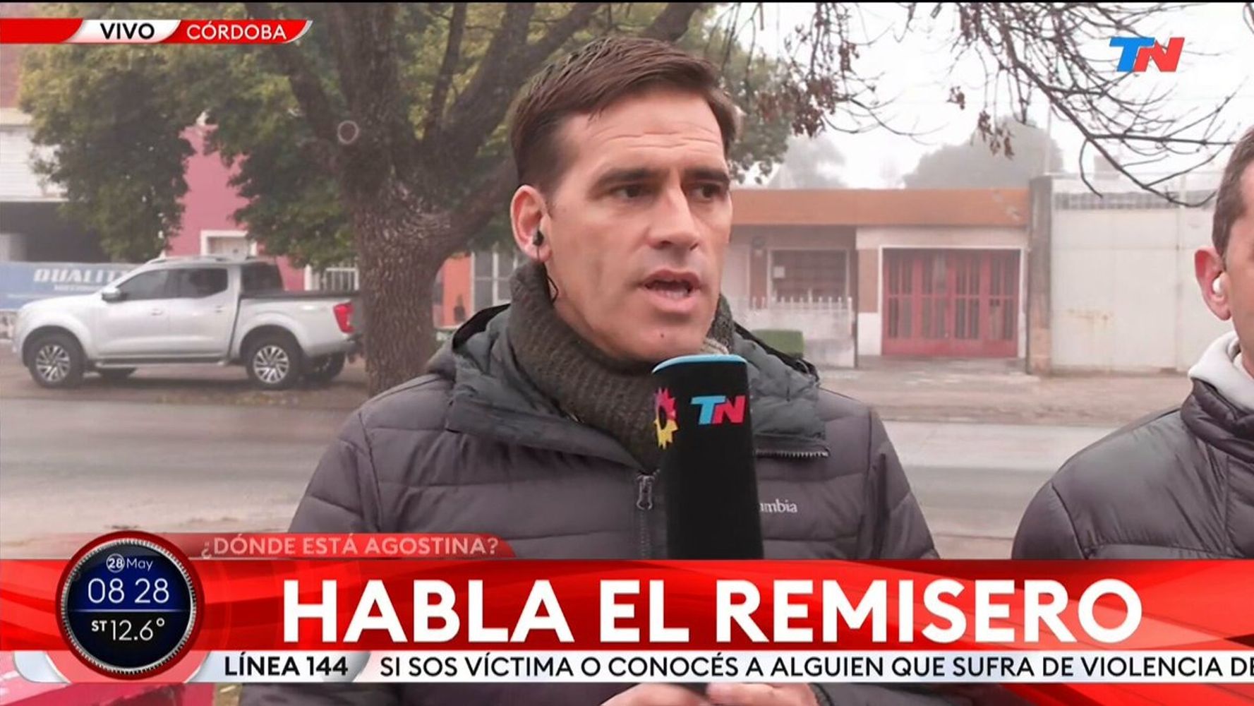 El remisero habló con TN.
