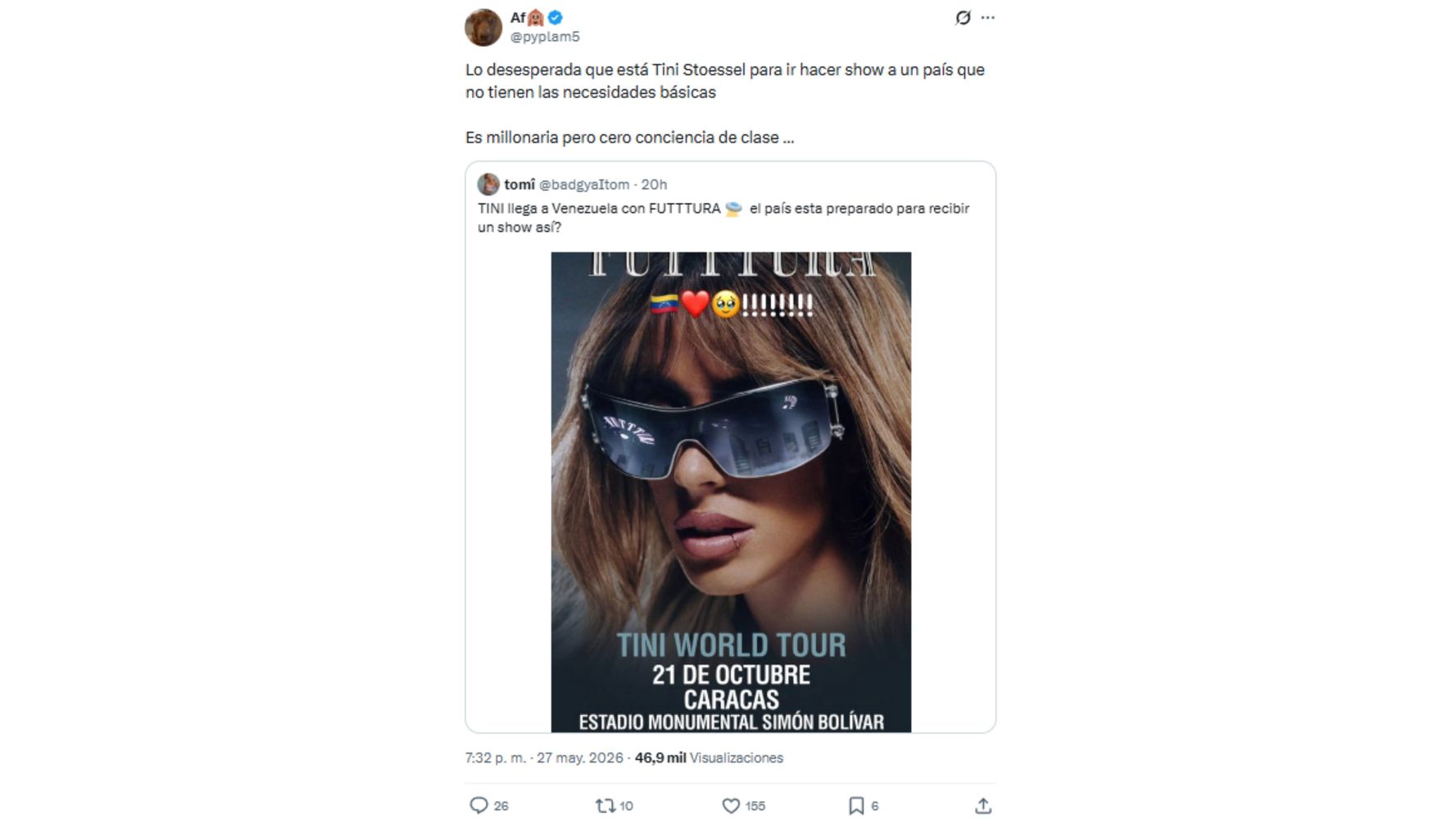 El anunció causó polémica en las redes.