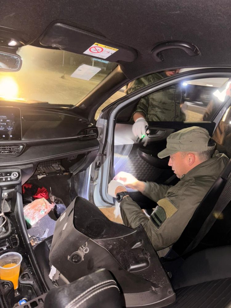 Cumbre el perro detector que fue clave para el secuestro de más de 2,5kgs de cocaína en el puesto Fitosanitario.